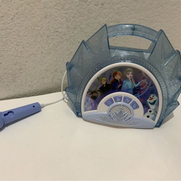 Disney Frozen 2 Sing Along Boombox Karaoke System Microphone FR-115 Tested A13 - Picture 2 of 4